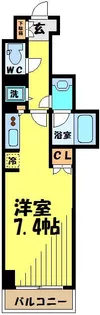 東京都府中市宮西町3【マンション】の間取り