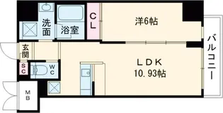 プレジオ西新井【2階】の間取り