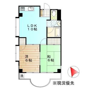 第8西山ビル【3階】の間取り