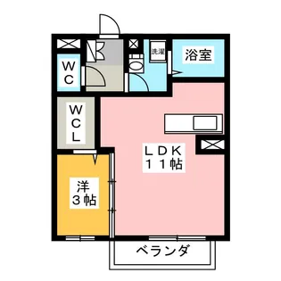West Field【1階】の間取り