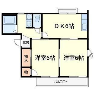 メゾンフラテN棟【1階】の間取り