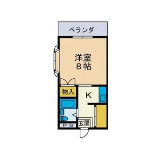 Gフラット【3階】の間取り