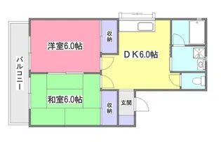 東京都清瀬市上清戸2【アパート】の間取り