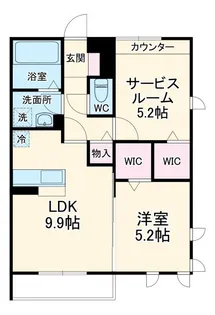 グリフィンドール【1階】の間取り