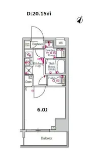 スカイコートパレス西横浜【2階】の間取り