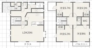 東京都世田谷区船橋3【一戸建】の間取り