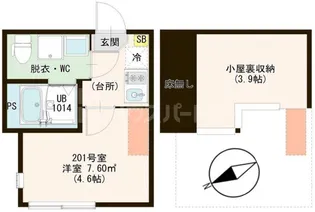 Tクラシア篠崎【2階】の間取り