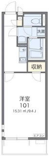 クレイノドミール青梅【3階】の間取り