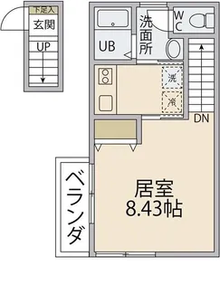 MIDORI-SO【2階】の間取り