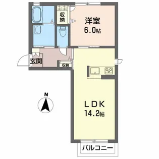 福島県郡山市昭和2【アパート】の間取り