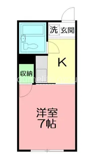 ビューハイツ【2階】の間取り