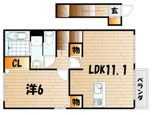 フェルメールAの間取り