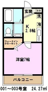 埼玉県戸田市喜沢1【アパート】の間取り