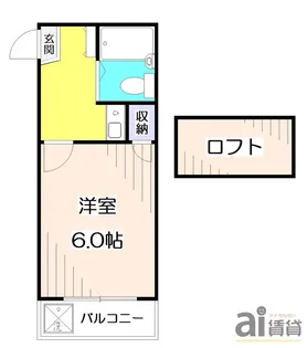 ロフト新座【2階】の間取り