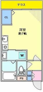 東京都世田谷区奥沢2【アパート】の間取り