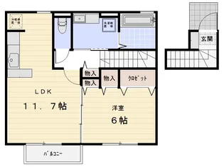 グラン ヴェルジュ【2階】の間取り