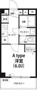 東京都台東区千束1【マンション】の間取り