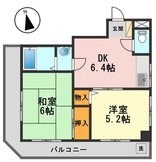 アメニティ西小岩【3階】の間取り