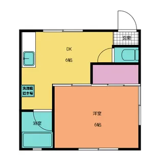 フジハイツ【1階】の間取り