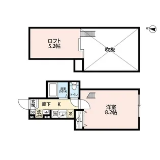 エクセラン南千住【3階】の間取り