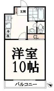 グリューネバルト【1階】の間取り