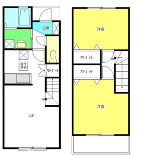 静岡県浜松市中央区丸塚町【一戸建】の間取り