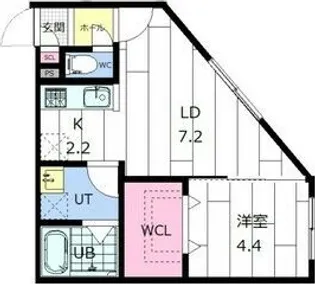 北海道札幌市西区発寒三条5【マンション】の間取り