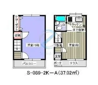 千葉県市川市塩焼4【アパート】の間取り