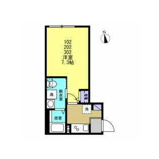 ベイルーム本厚木グラン【3階】の間取り