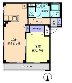 パティオ【1階】の間取り