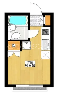 1Rの間取り画像