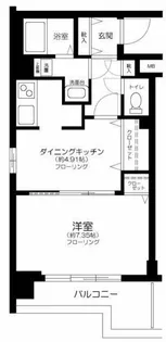 エスコート音羽【6階】の間取り