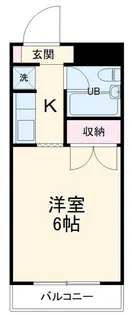 ジョイフル浦和【1階】の間取り