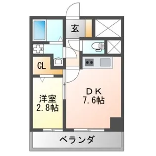 フリーダムレジデンス松原上田II【10階】の間取り