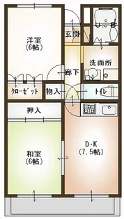 メゾンドセンチュリー21【2階】の間取り