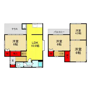 埼玉県さいたま市桜区中島2【一戸建】の間取り