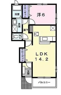 セレブリテ緑ヶ丘【1階】の間取り