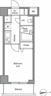 レジディア上落合【2階】の間取り
