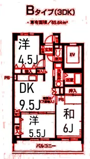 ベルストーン 本牧【3階】の間取り