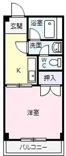 メゾン新栄 II【2階】の間取り