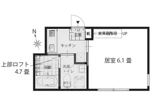 フロントアベニュー生田【1階】の間取り