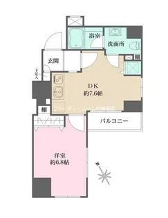 スパッジオ蔵前【2階】の間取り