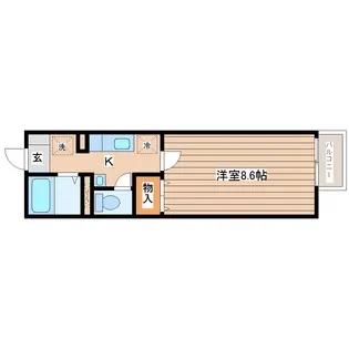 カーサグラナダ【1階】の間取り