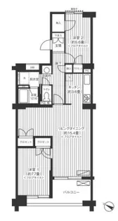 ガーデンテラス宮崎台【2階】の間取り