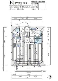 メインステージ入谷V【5階】の間取り