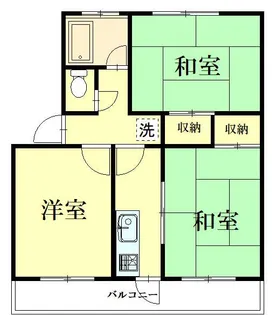 コーポ川井【3階】の間取り