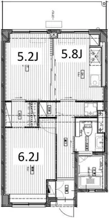神奈川県横浜市瀬谷区瀬谷3【マンション】の間取り