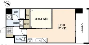 岡山県岡山市北区駅元町【マンション】の間取り