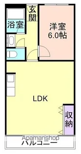 秋葉山マンション【3階】の間取り