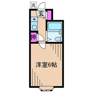 神奈川県川崎市中原区木月大町【マンション】の間取り